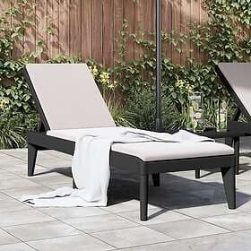 vidaXL Sunbed antracit 186x60x29 cm PP 364219