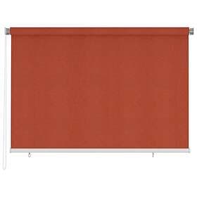 vidaXL Rullgardin utomhus 220 x 140 cm terrakotta HDPE 312791