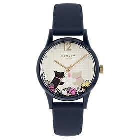 Radley RY2983 Women's Navy Silicone Strap Floral Dog Watch