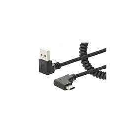 Manhattan 356220 USB-kabel 1 m USB A USB C Sort