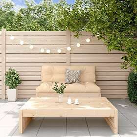 vidaXL Loungegrupp 2 delar massiv furu 3186620