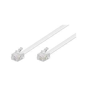 Goobay RJ11/RJ14-kontakt (6P4C) han 93067