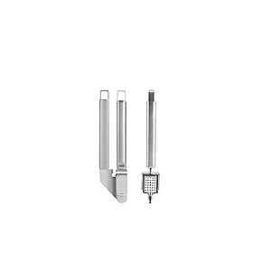 H&H Garlic press i rostfritt stål, Kitchen linje, Grå, S