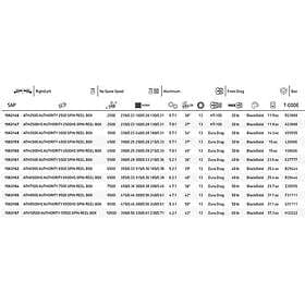 Penn Authority Hs Spinning Reel Svart 6500