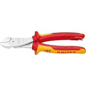 Knipex Kraftsidavbitare 7406200T 200mm VDE, kromad