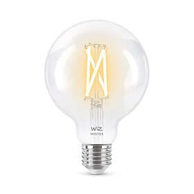 WiZ LED E27 Globe Clear Filament 7W