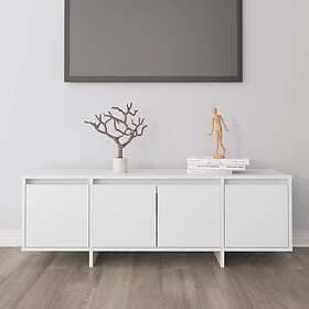 vidaXL TV Stand vit 120x30x40.5 cm konstruerat trä 809575
