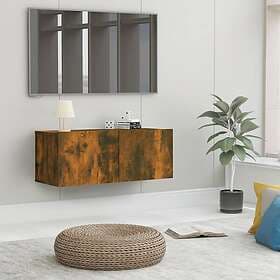 vidaXL TV Stand rökfärgad ek 80x30x30 cm konstruerat trä 815504