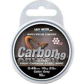 Savage Gear Carbon49 0.48mm 11kg 24lb Coated Grey 10m
