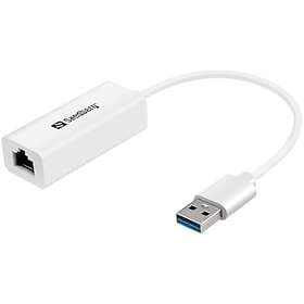 Sandberg Network USB3.0 Gigabit Adapter, White
