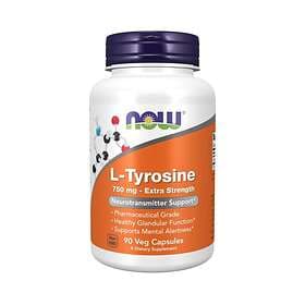 Now Foods L-Tyrosine 750mg 90 Capsules