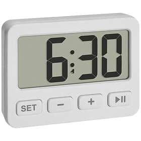 Tfa Dostmann Digital minialarm Clock, 60.2036.02, med larmfunktion, stoppur och