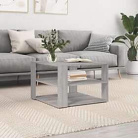 vidaXL Coffee Table Grey Sonoma 59.5x59.5x40cm Constructed Wood 834255