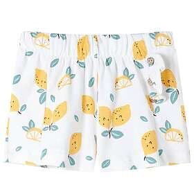 vidaXL Shorts för barn ecru 104 11500
