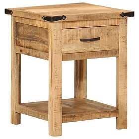 vidaXL Nightstand 40x40x50cm Solid Mango Wood 372716