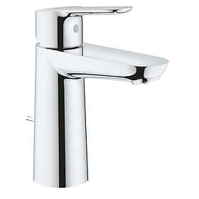 Grohe Bau Edge servantbatteri Med bunnventil, Krom 23758000