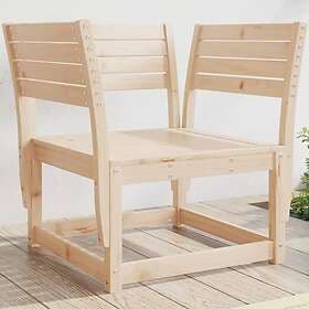 vidaXL Trädgårdsstol 83x73x78 cm massiv furu 844674