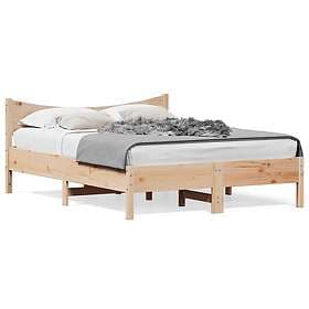 vidaXL Bed Frame 140x200 cm solid pine