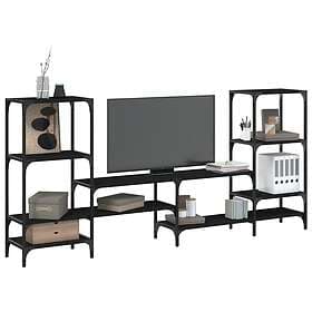 vidaXL TV-skåp svart 206,5x28,5x95 cm konstruerat trä 842481