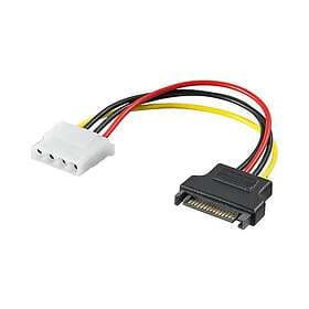 Goobay SATA Power to 4-PIN Internal Power Adapter Cable 17cm