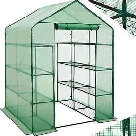 TecTake Greenhouse 143x143x195 cm (Tarpaulin)
