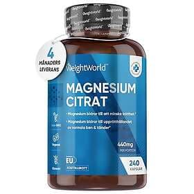 WeightWorld Magnesium Citrat 240 Capsules