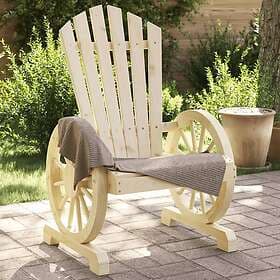 vidaXL Adirondackstolar 2 st massivt granträ 365091