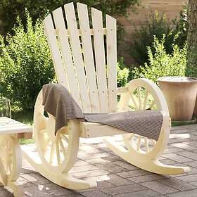 vidaXL Gungstol adirondack massivt granträ 365093