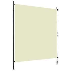 vidaXL Roller Blind Outdoor 200x270 cm Cream White 145942