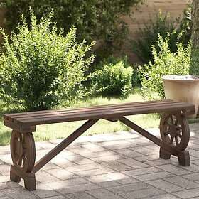 vidaXL Garden Bench 115 cm Solid Fir Wood 365112