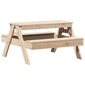 vidaXL Picnic Table for Children 88x97x52 cm solid pine 832596