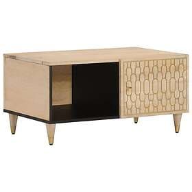 vidaXL Soffbord 80x50x40 cm massivt mangoträ 358252