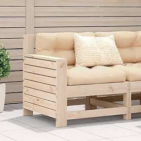 vidaXL Garden sofa 69x62x70.5 cm solid pine 844883