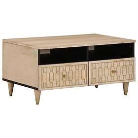 vidaXL Soffbord 80x54x40 cm massivt mangoträ 358261