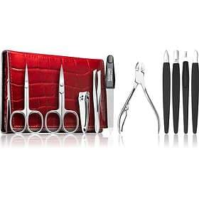 DuKaS Premium Line Solingen 252 Manikyrset Burgundy (+ fodral) 10 st