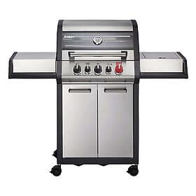 Enders Gasolgrill Monroe Pro 3 SIK Turbo 3-brännare rostfritt stål/svart
