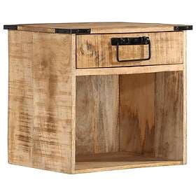 vidaXL Nattduksbord 40x30x37 cm massivt mangoträ 358914