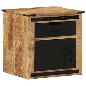 vidaXL Sängbord 45x40x45 cm massivt mangoträ 358915