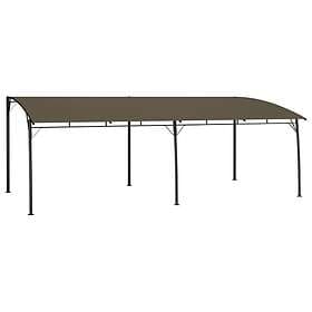 vidaXL Paviljong 6x3x2,55 m taupe 312256