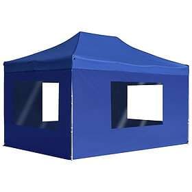 vidaXL Party Tent 4.5x3m (Blue) Aluminum