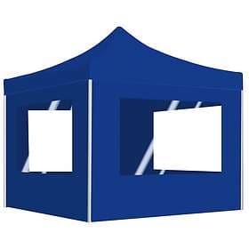 vidaXL Party Tent 2x2m (Blue) Aluminum with Walls