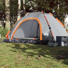 vidaXL Family Tent 5 persons gray and orange quick setup 4004175