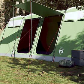 vidaXL Family Tent tunnel 10 persons green waterproof 94619