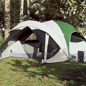 vidaXL Family Tent cabin 6 persons green waterproof 94637 (6)