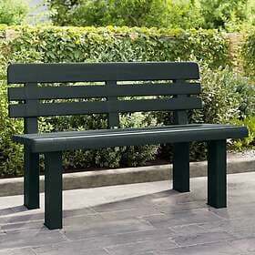vidaXL Garden Bench green 110x52x71 cm polypropylene 4009381