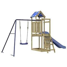 vidaXL Lekplats impregnerad furu 3279144
