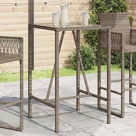 vidaXL Bar Table for Garden 70x70x110 cm synthetic rattan
