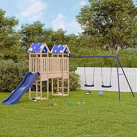 vidaXL Lekplats massiv furu 3278959