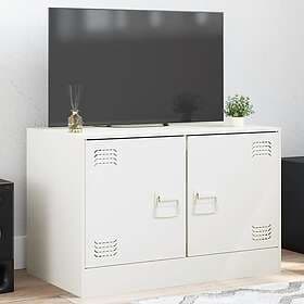 vidaXL TV-skåp vit 67x39x44 cm stål 841641
