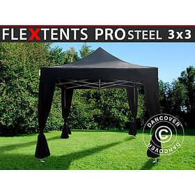 Dancover Snabbtält Depåtält Easy-up tält Eventtält Partytält FleXtents PRO Steel